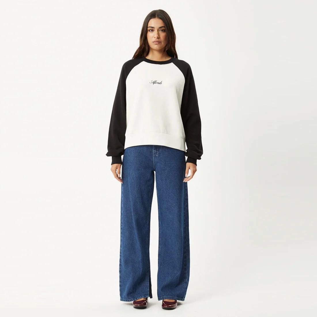 AFENDS Women's Ryan Crew Neck - Black - Image 6