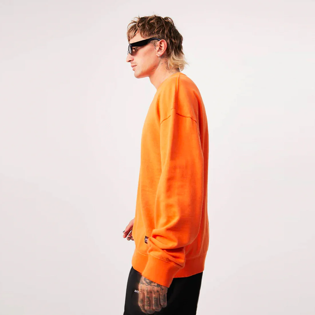 AFENDS Sativa Hemp Oversized Crew - Sunset - Image 3