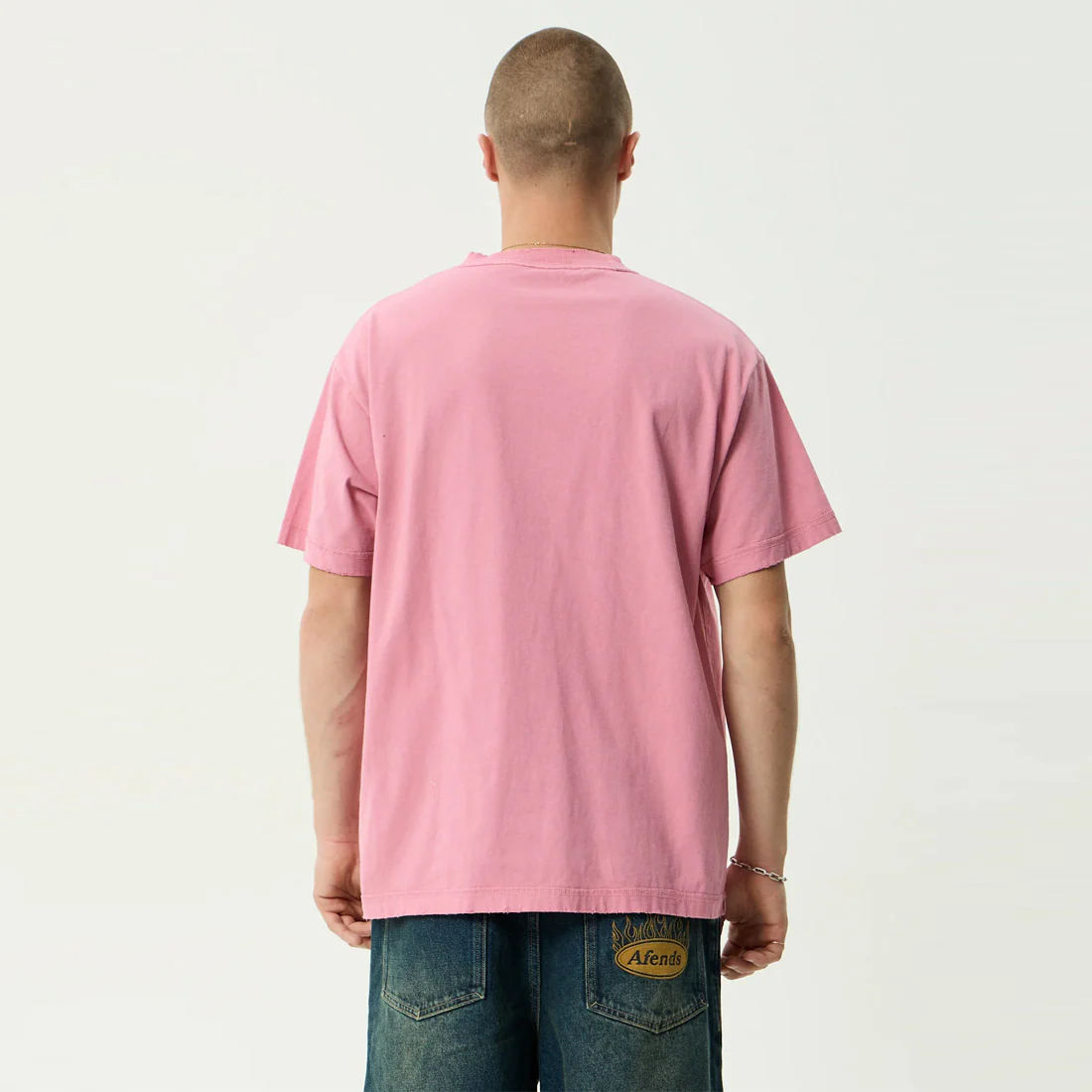 AFENDS Shell Times Boxy Tee - Washed Marrakesh - Image 4