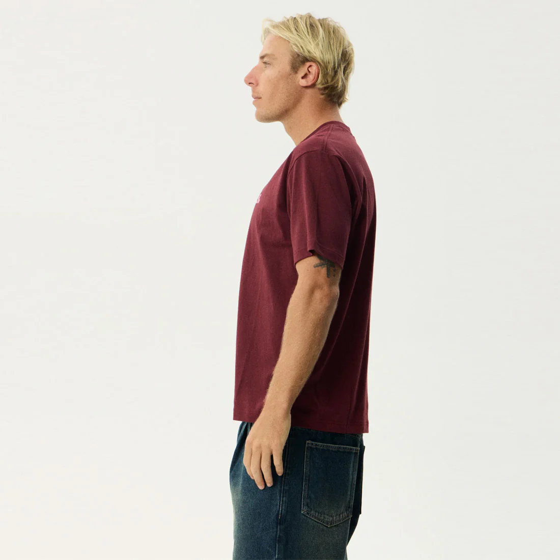 AFENDS Smiles Retro Tee - Port - Image 3