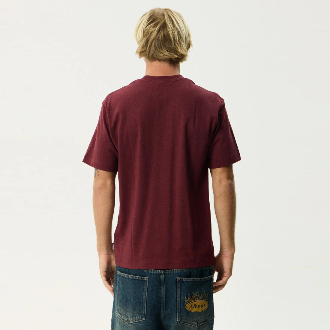 AFENDS Smiles Retro Tee - Port - Image 5