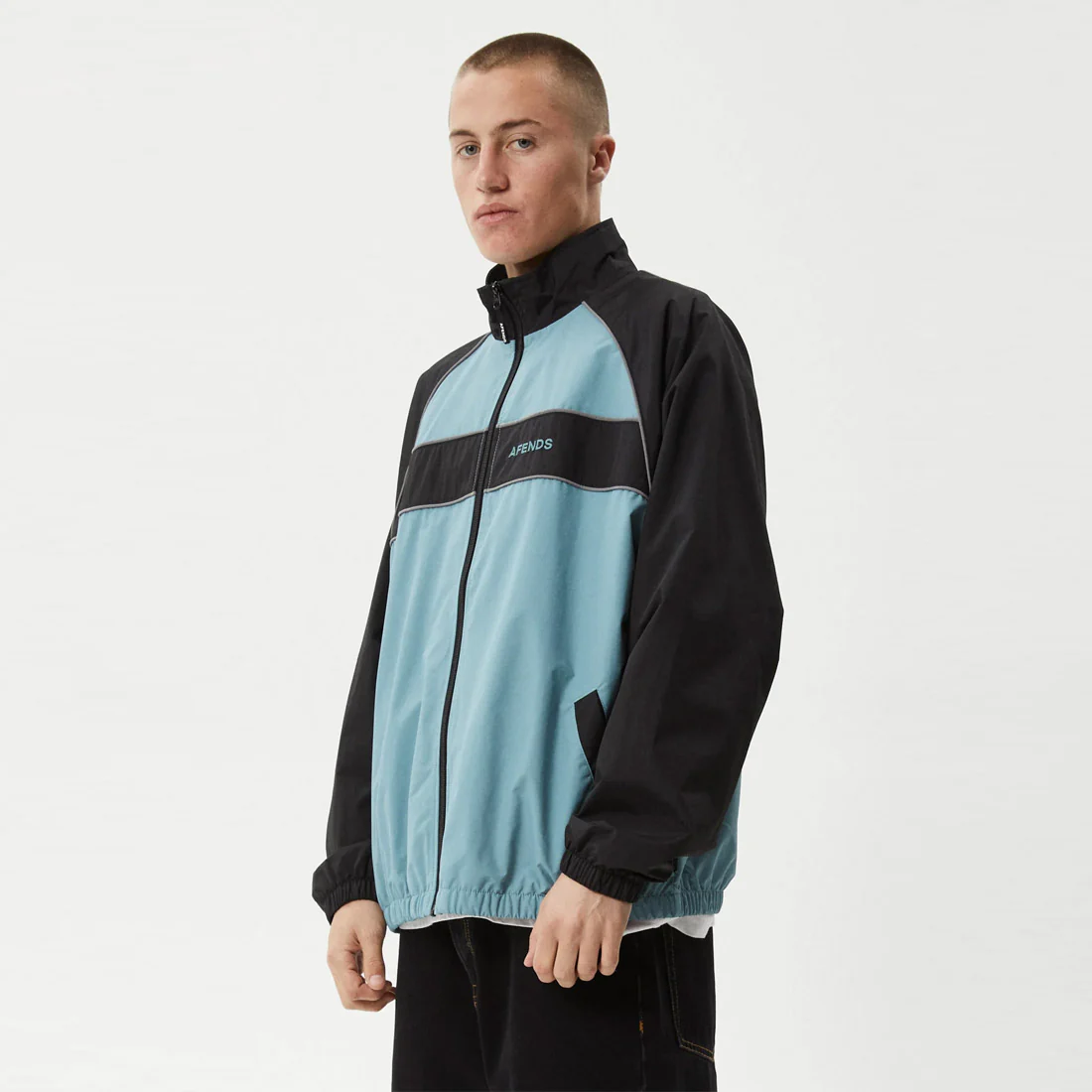 AFENDS Spicy Sports Spray Jacket - Ocean Spray - Image 2
