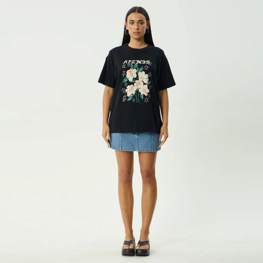 AFENDS Women's Anouk Oversized Tee - Black - Image 5