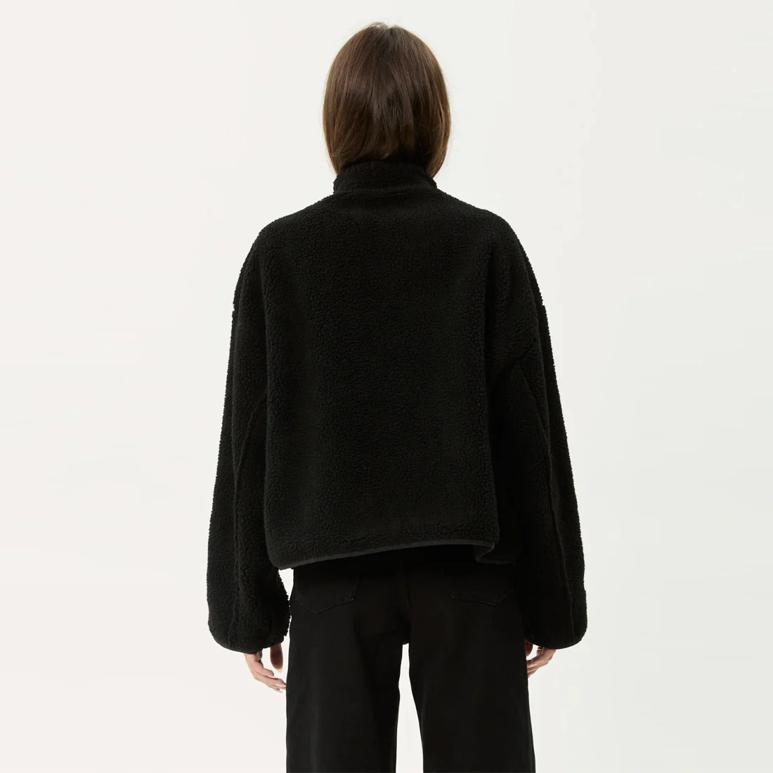 AFENDS Women's Berlin Reversible Polar Fleece Jacket - Black - Image 8