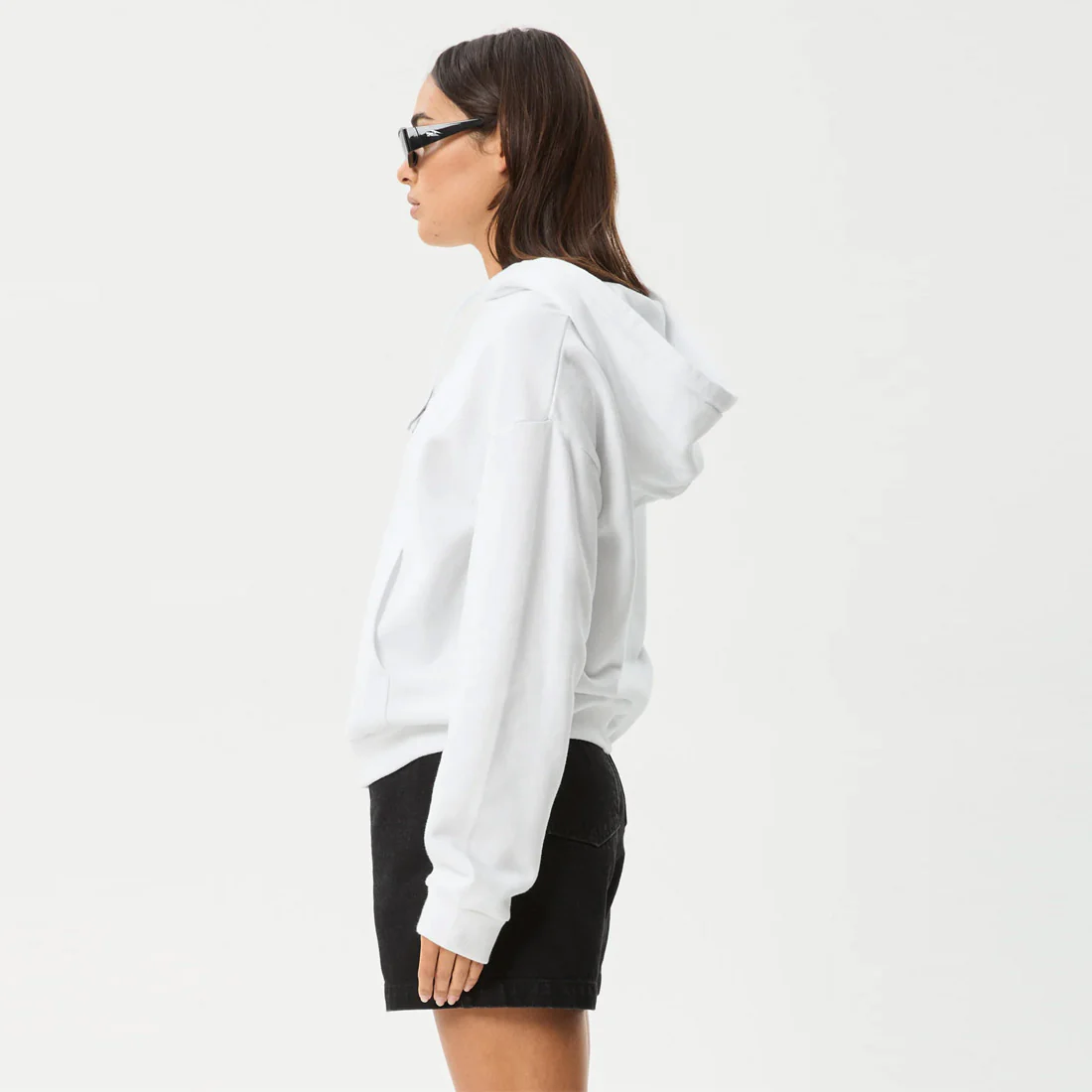 AFENDS Women's Bonfire Pull On Hood - White - Image 4