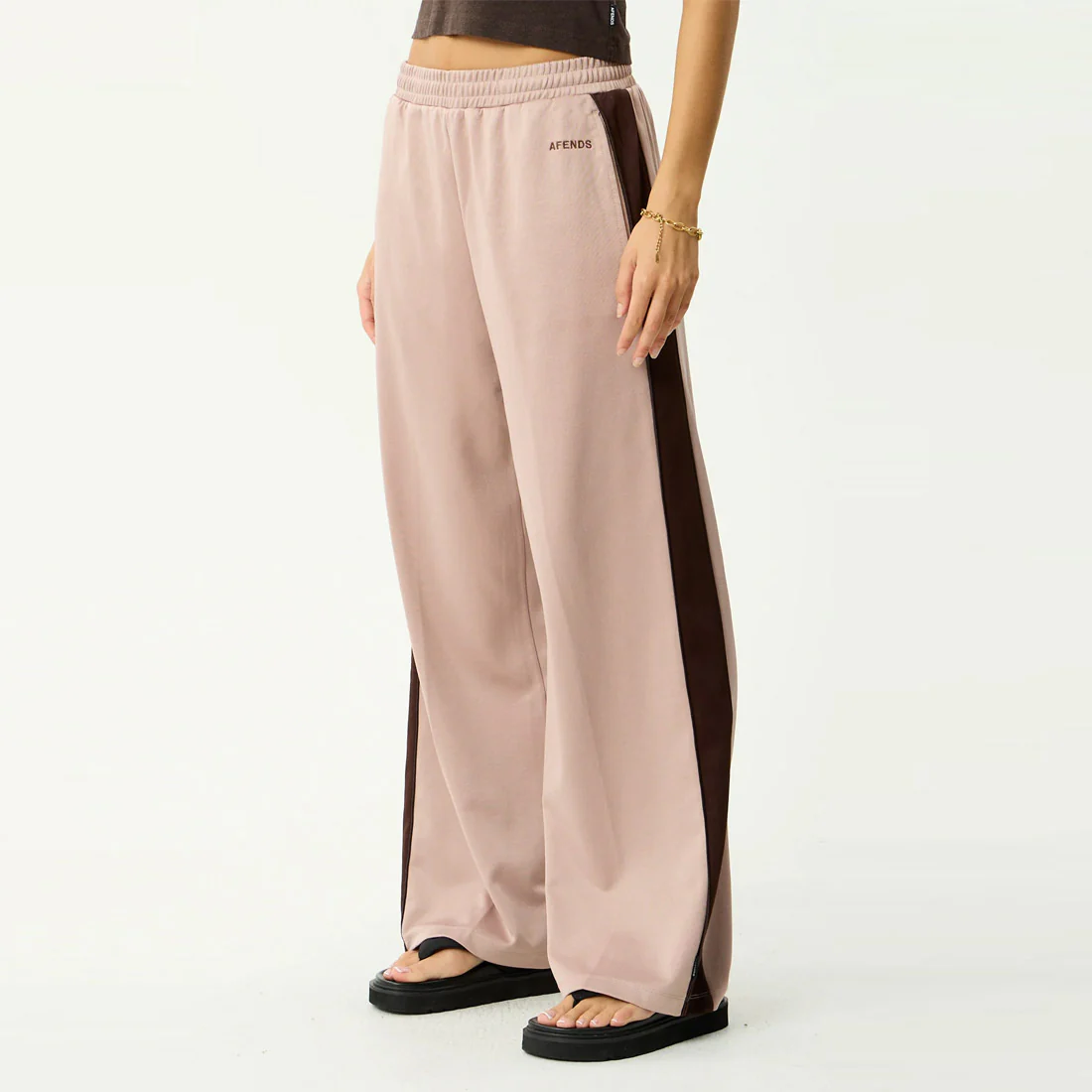 AFENDS Women's Brooklyn Track Pant - Dusty Pink - Image 2