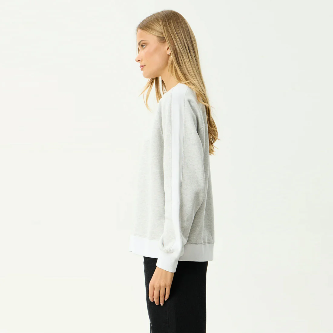 AFENDS Women's Dexter Crew - Grey Marle - Image 3