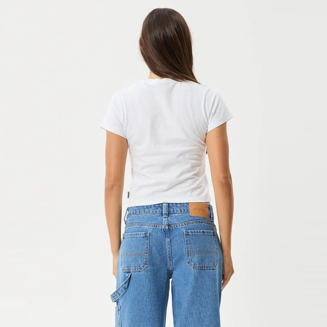 AFENDS Women's Film Baby Tee - White - Image 5
