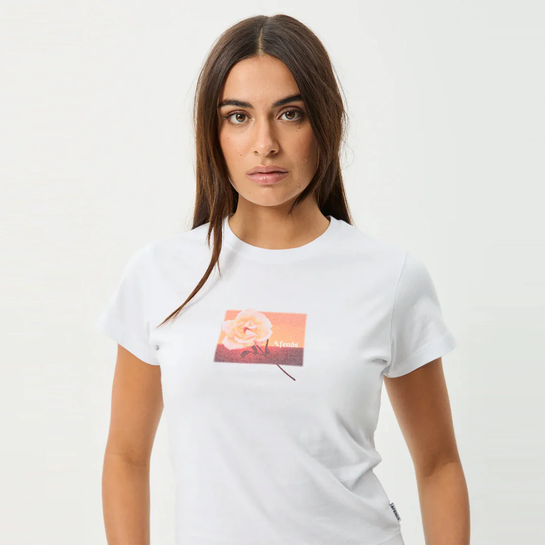 AFENDS Women's Film Baby Tee - White - Image 6