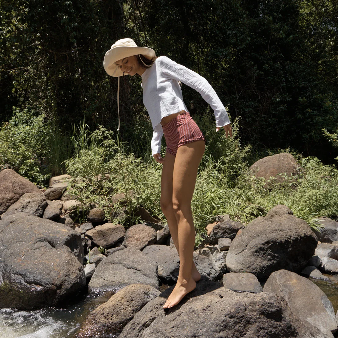 AFENDS Women's Focus Seersucker Long Sleeve Top - Off White - Image 7