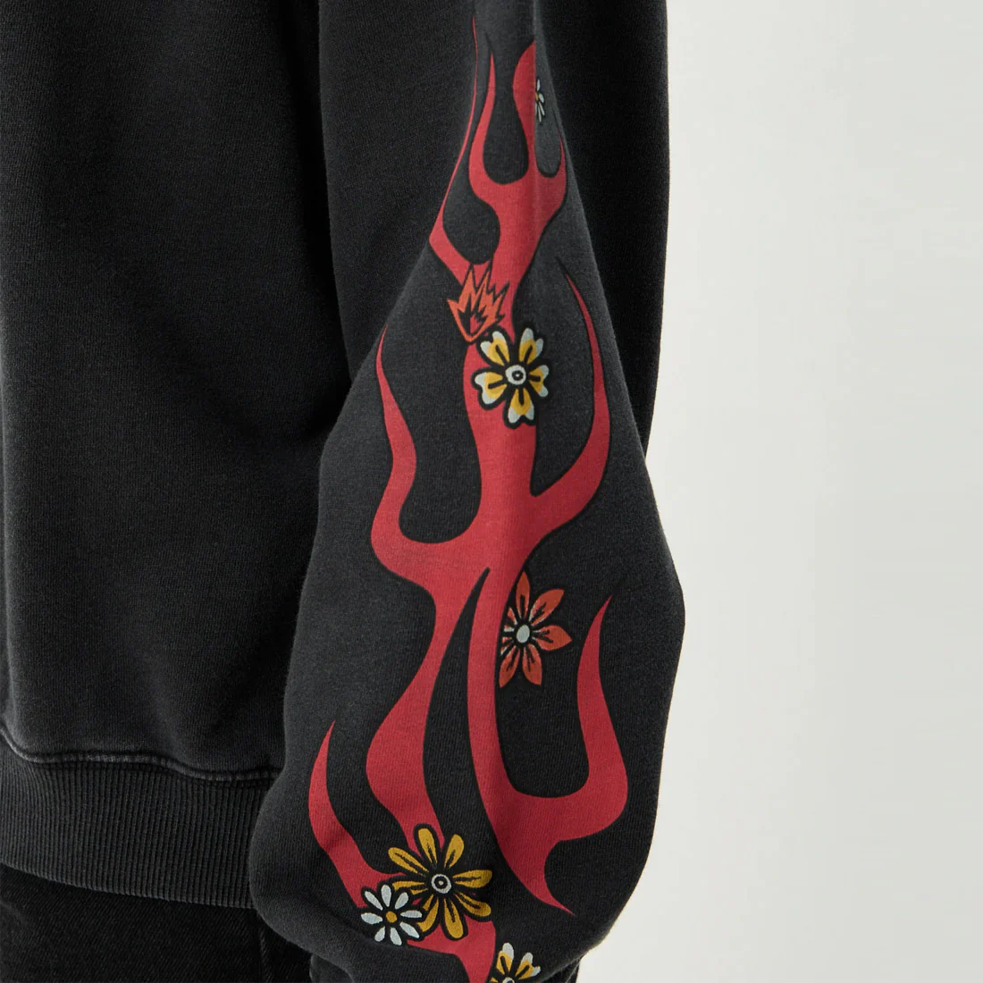 AFENDS Women's Hellcat Crew - Stone Black - Image 5