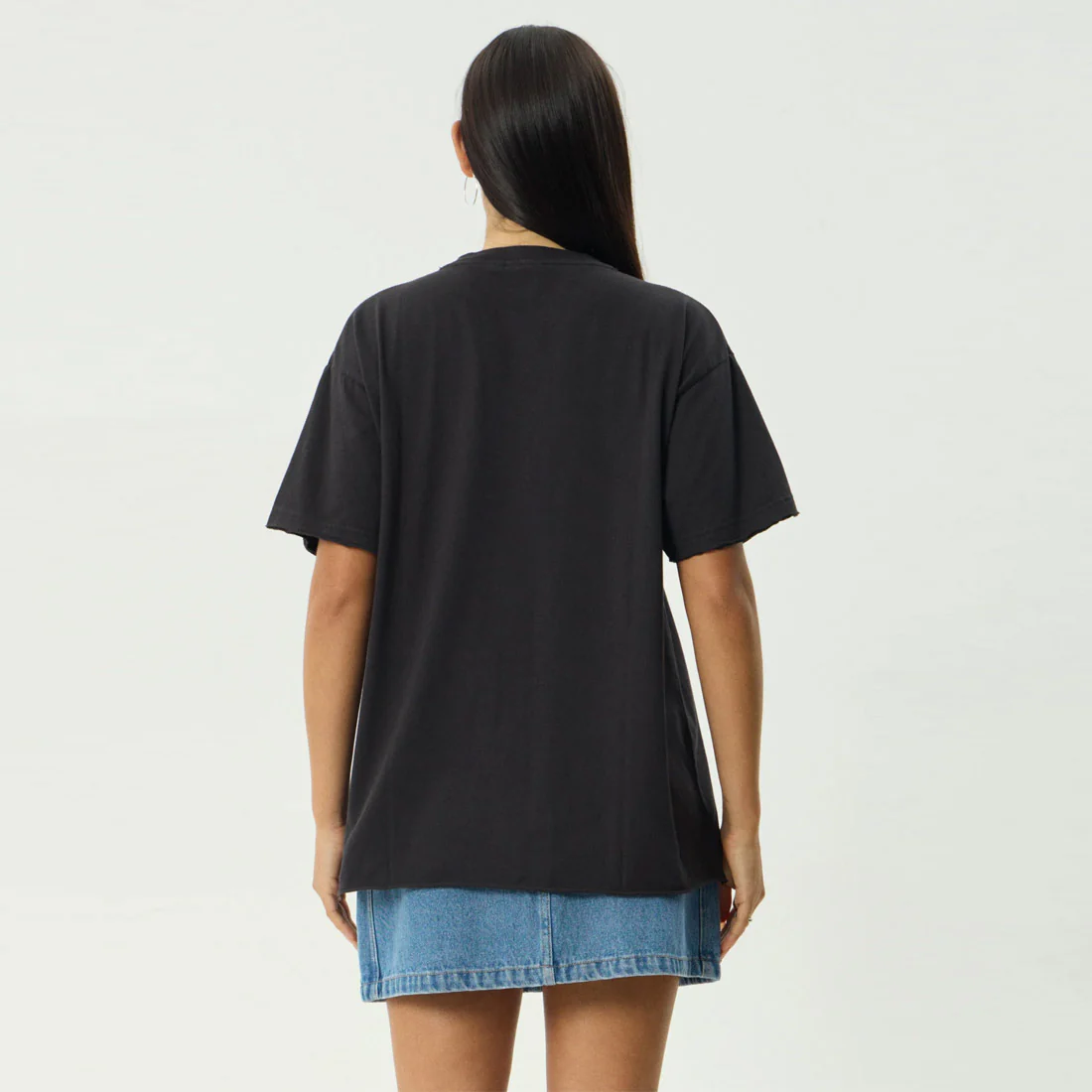 AFENDS Women's Island Oversized Tee - Stone Black - Image 5