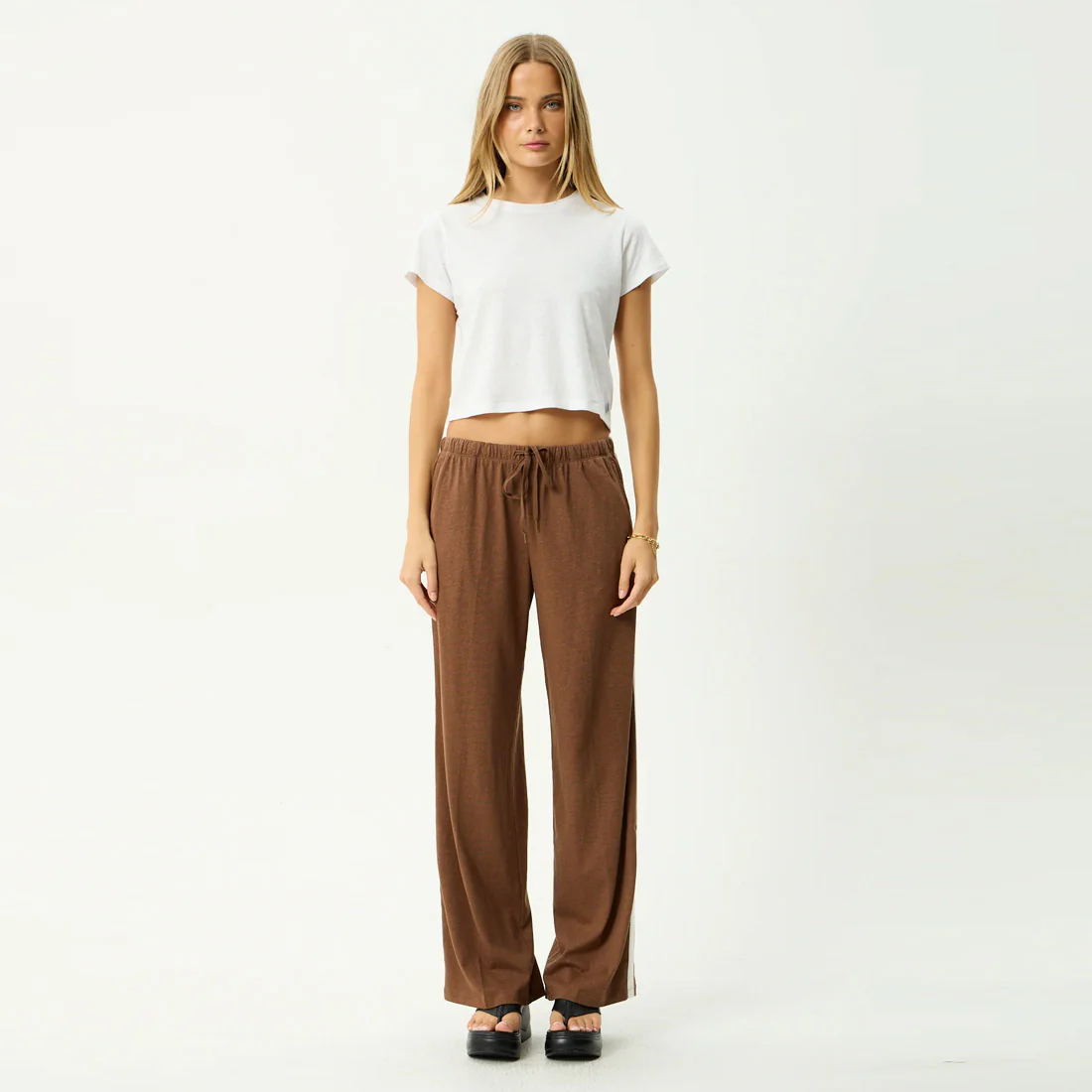 AFENDS Women's Jones Lounge Pant - Cinnamon - Image 6