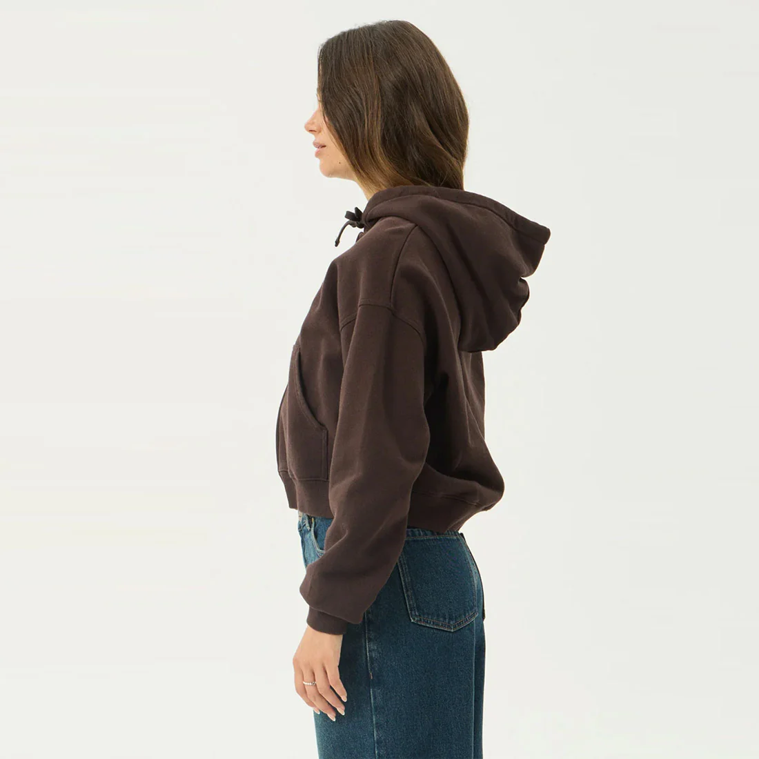 AFENDS Women's Kourt Zip Hood - Coffee - Image 4
