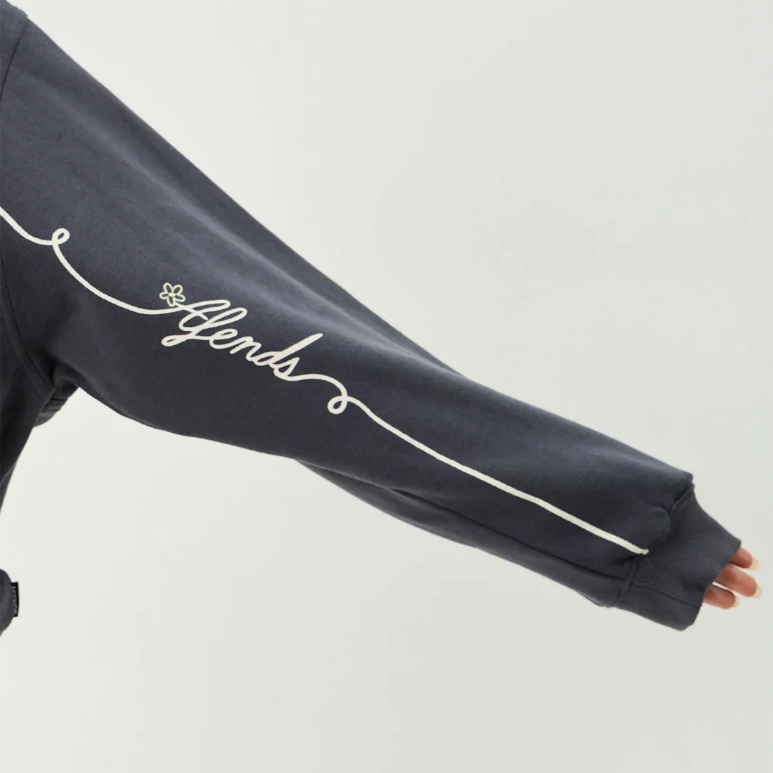 AFENDS Women's Locket Crew - Charcoal - Image 5