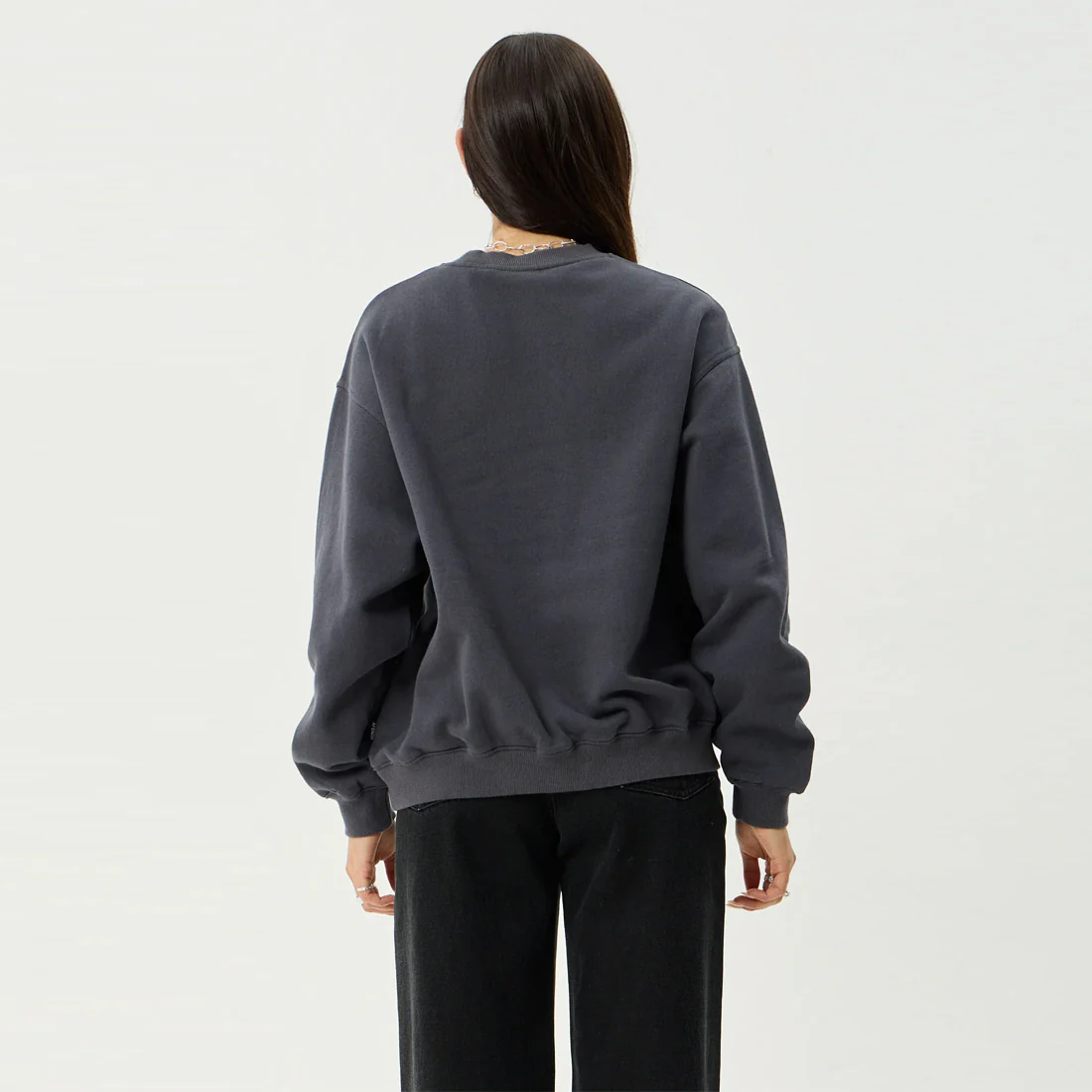 AFENDS Women's Locket Crew - Charcoal - Image 7