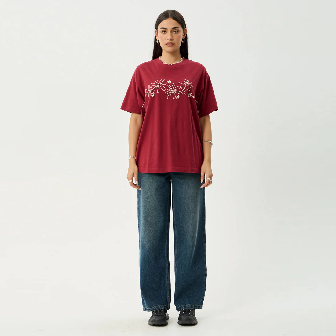 AFENDS Women's Locket Oversized Tee - Ketchup - Image 6