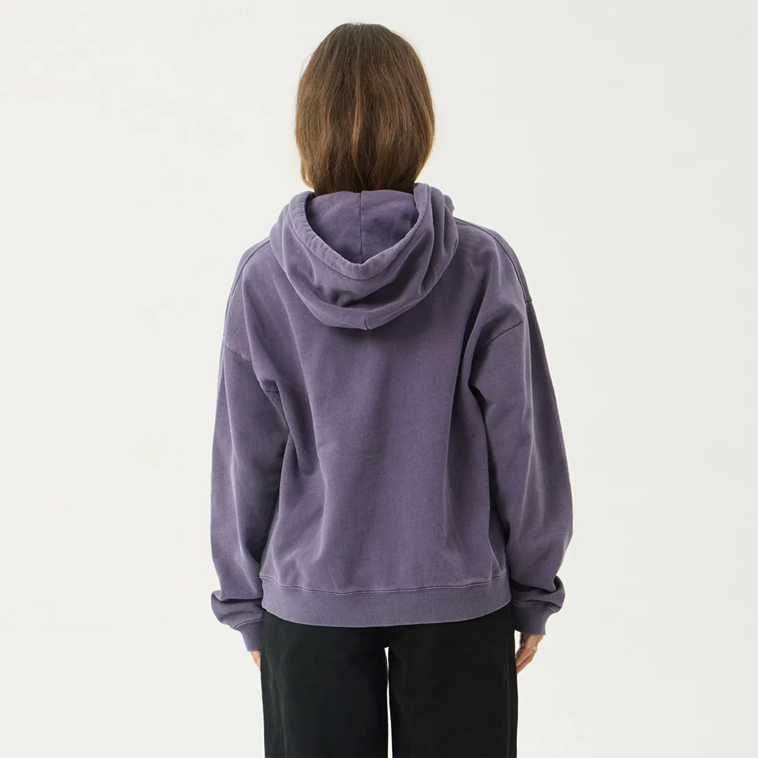 AFENDS Women's Loop State Pull On Hood - Vintage Aubergine - Image 5