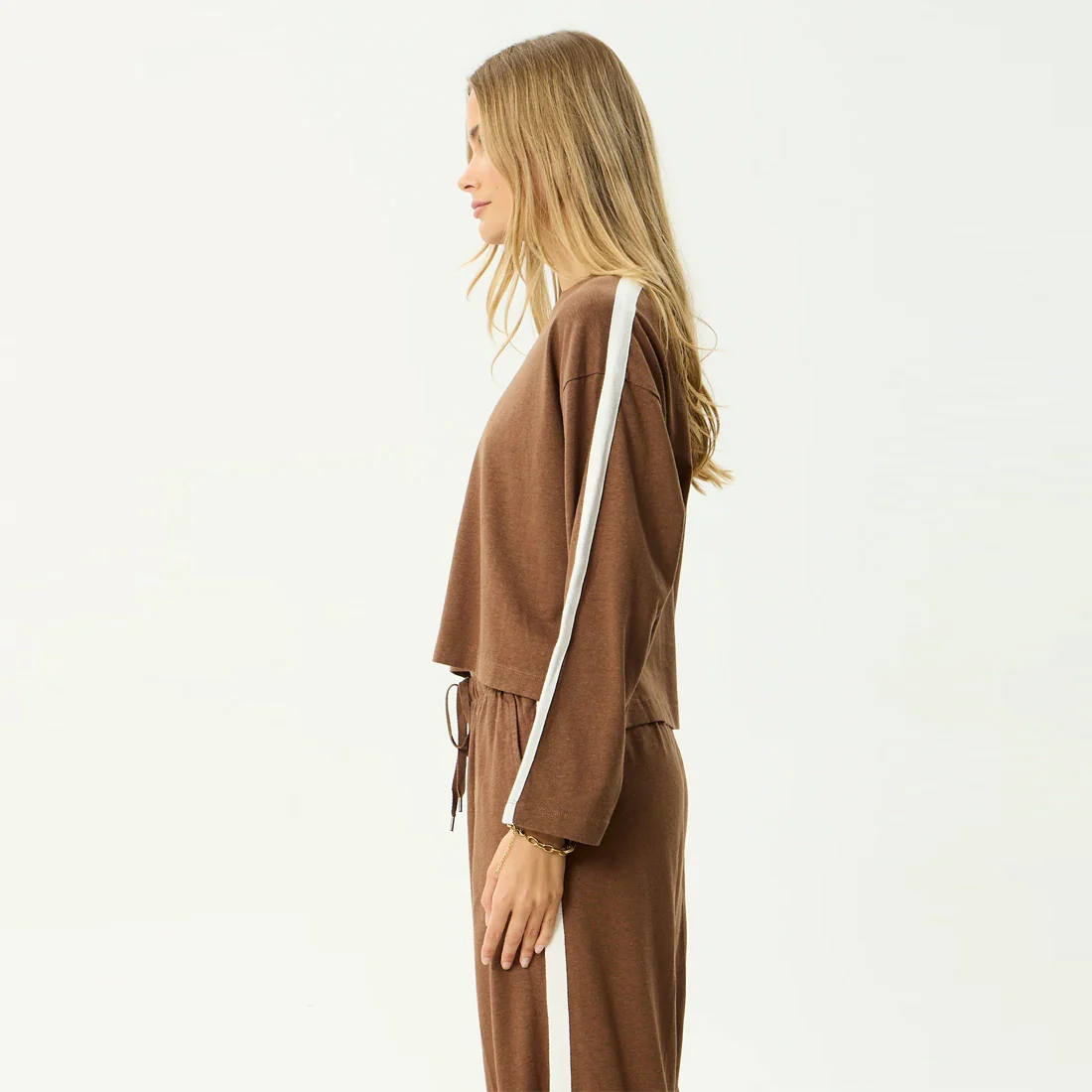 AFENDS Women's Marla Long Sleeve Tee - Cinnamon - Image 4