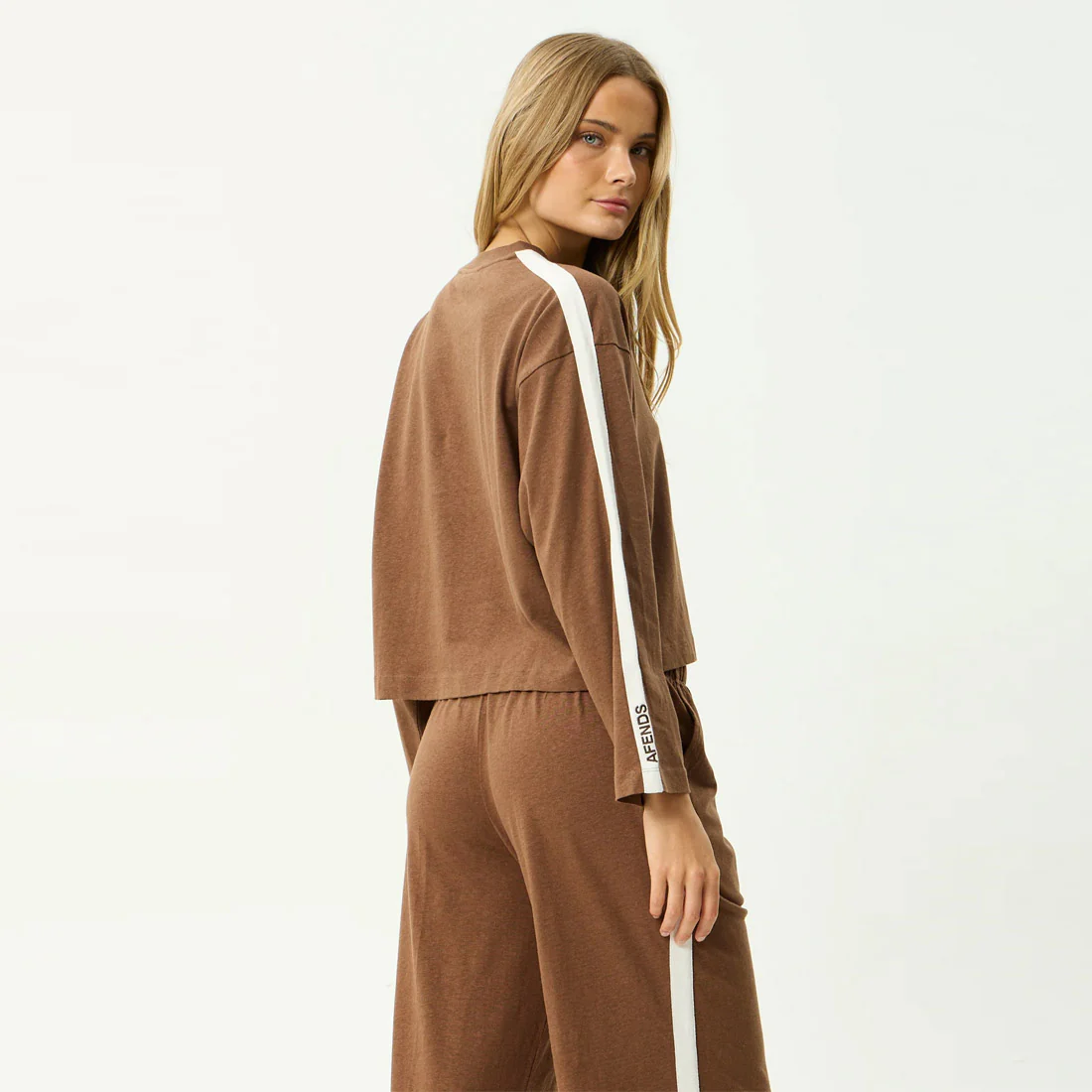 AFENDS Women's Marla Long Sleeve Tee - Cinnamon - Image 8