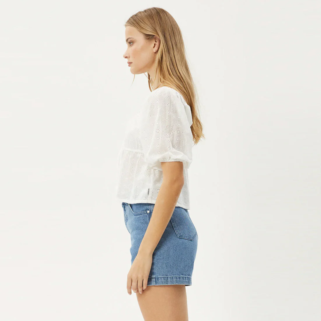 AFENDS Women's Marlow Tie Front Top - White - Image 4