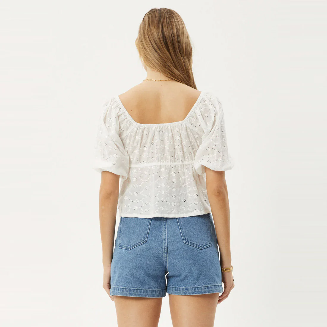 AFENDS Women's Marlow Tie Front Top - White - Image 5