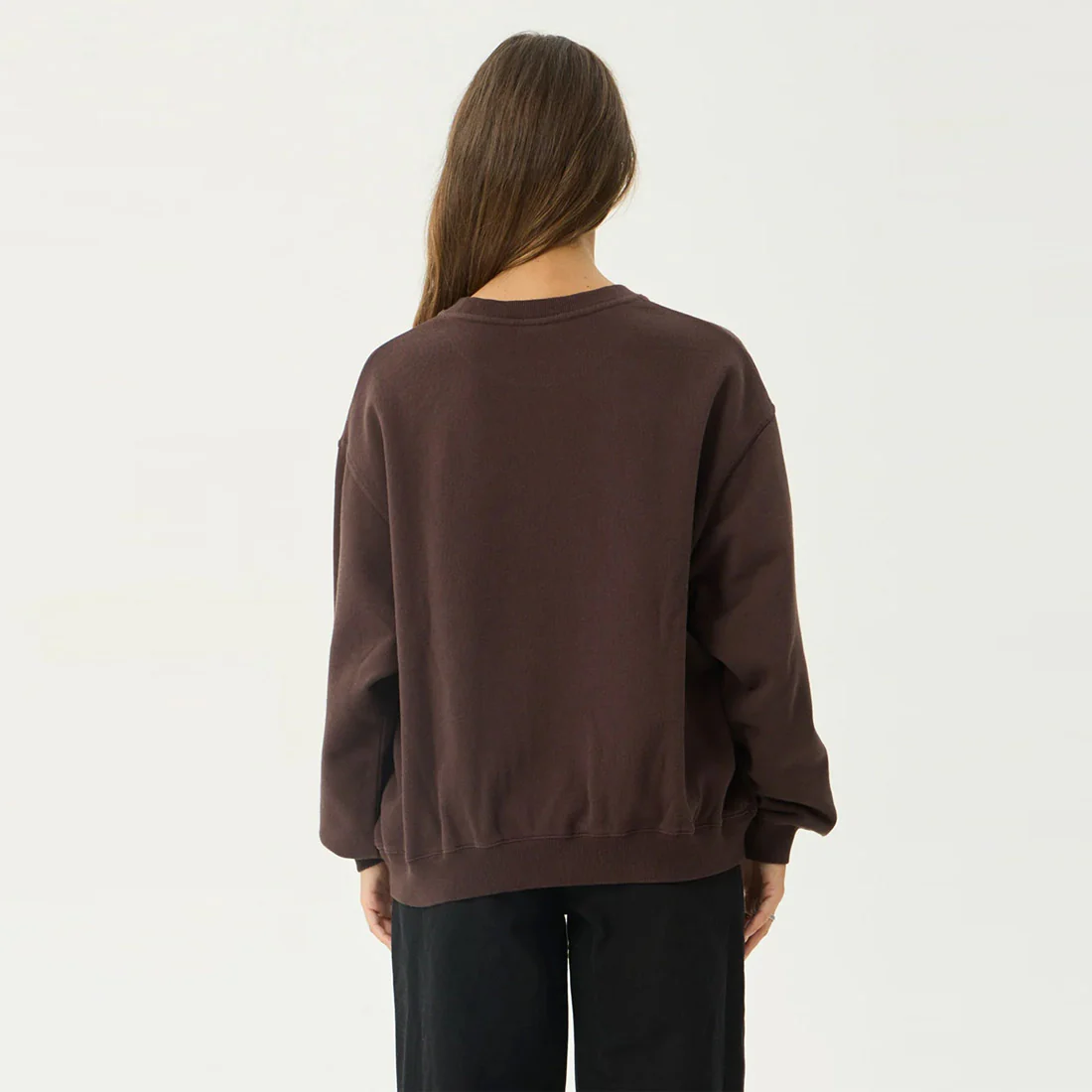 AFENDS Women's Raven Crew - Washed Coffee - Image 4