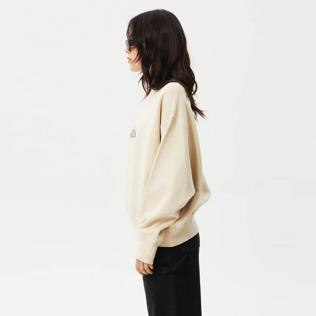 AFENDS Women's Scorpio Crew - Sand - Image 4