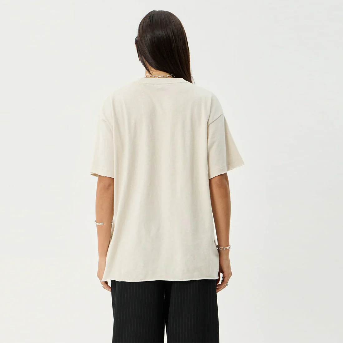 AFENDS Women's Temptation Oversized Tee - Moonbeam - Image 4