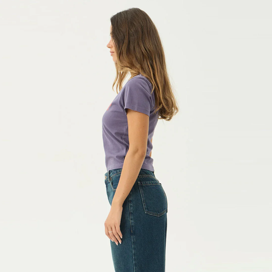 AFENDS Women's Terra Baby Tee - Vintage Aubergine - Image 5