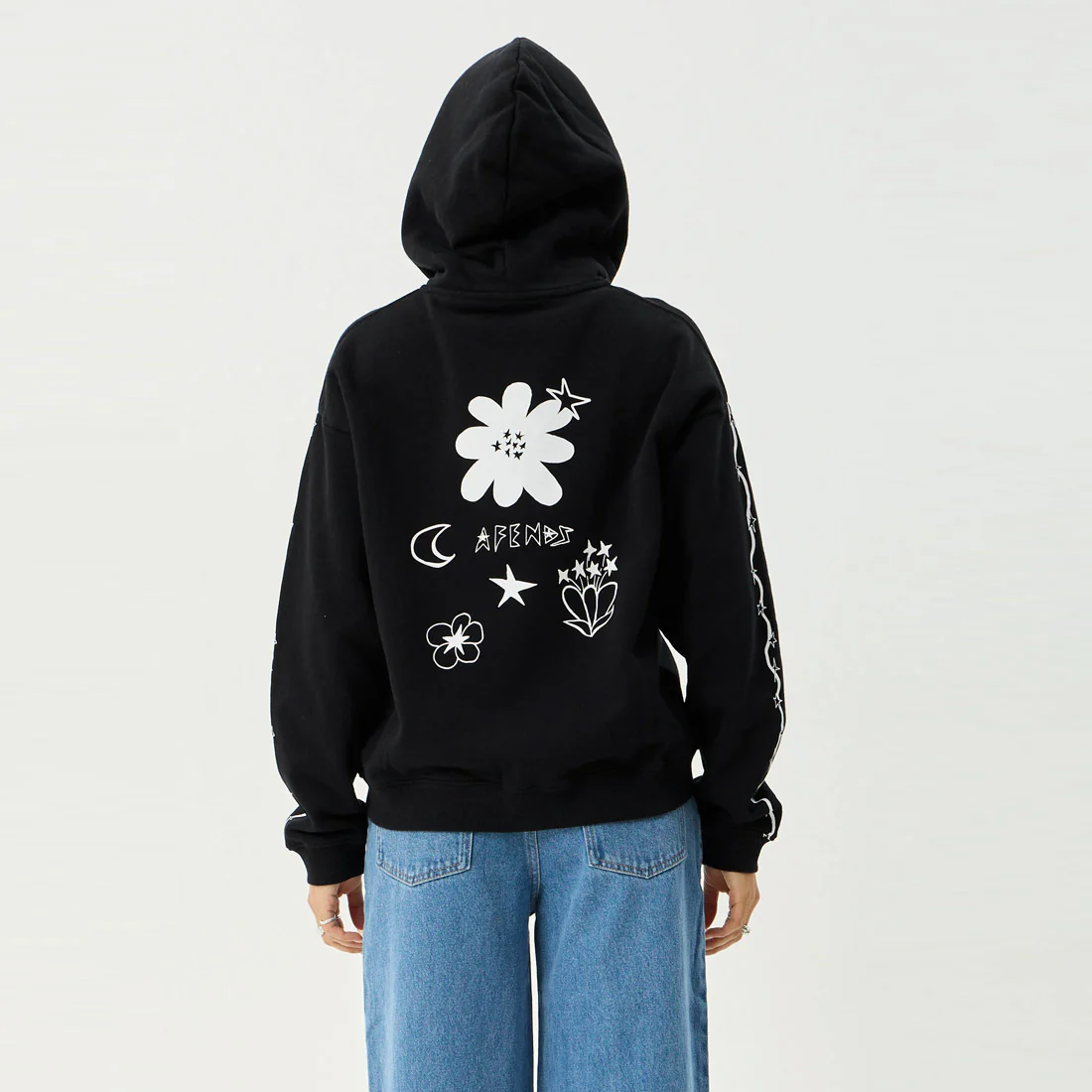 AFENDS Women's Terra Zip Hood - Black - Image 2