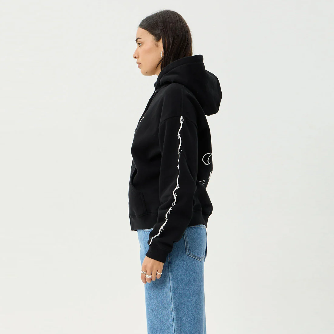 AFENDS Women's Terra Zip Hood - Black - Image 4