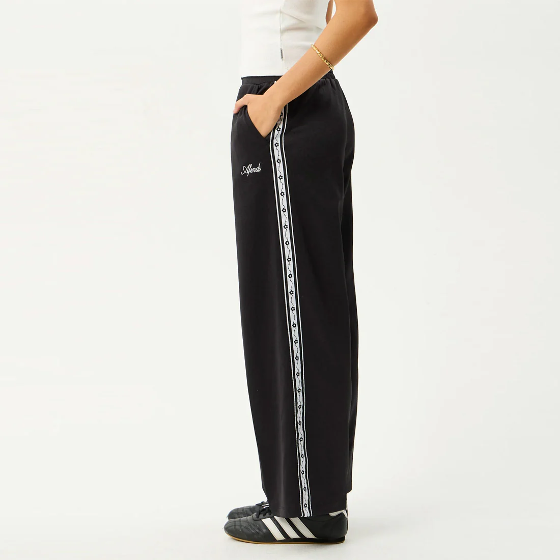 AFENDS Women's Thorn Bound Sweat Pant - Black - Image 3