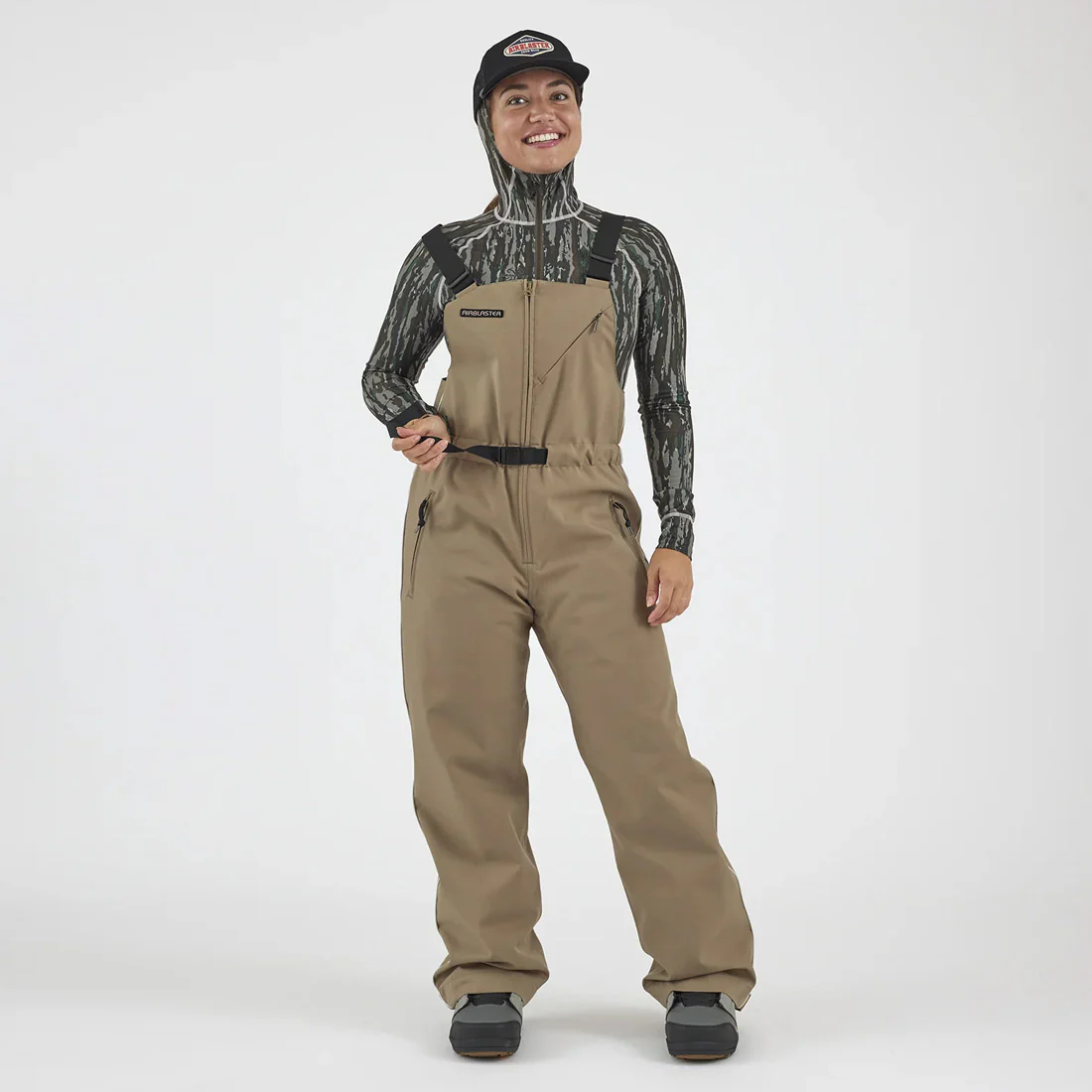 AIRBLASTER Women's Every Body Bib Pant 2025 - Shroom - Image 2