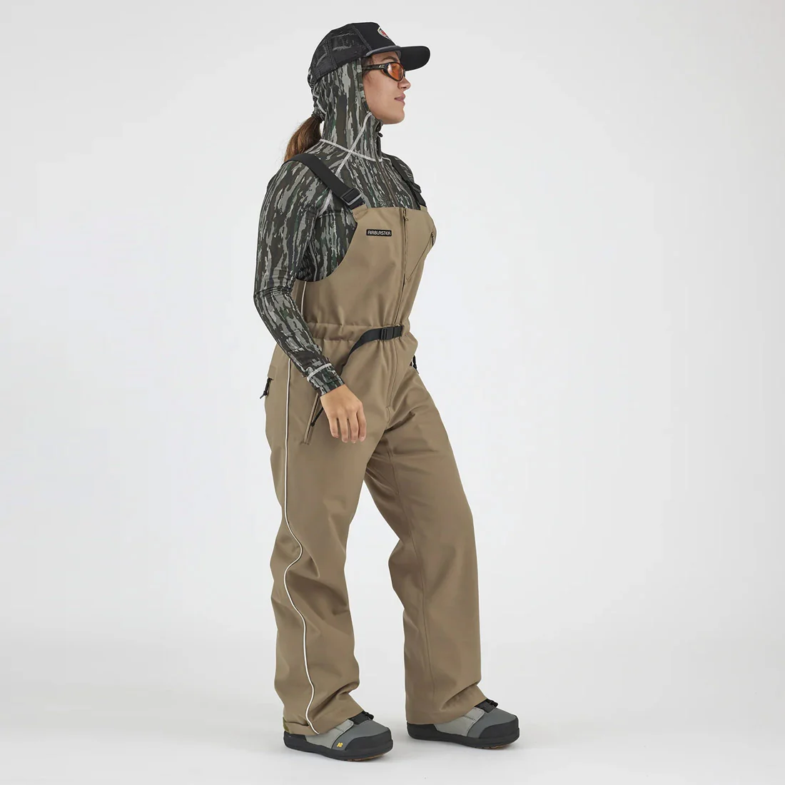 AIRBLASTER Women's Every Body Bib Pant 2025 - Shroom - Image 4