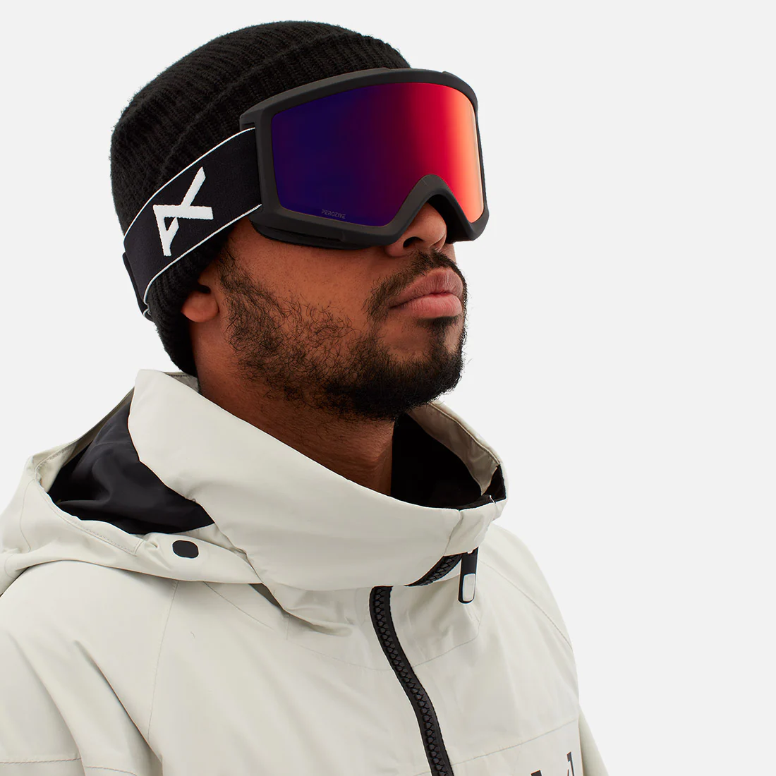 ANON Helix 2.0 Goggle 2026 - Black/Perceive Sunny Red - Image 4