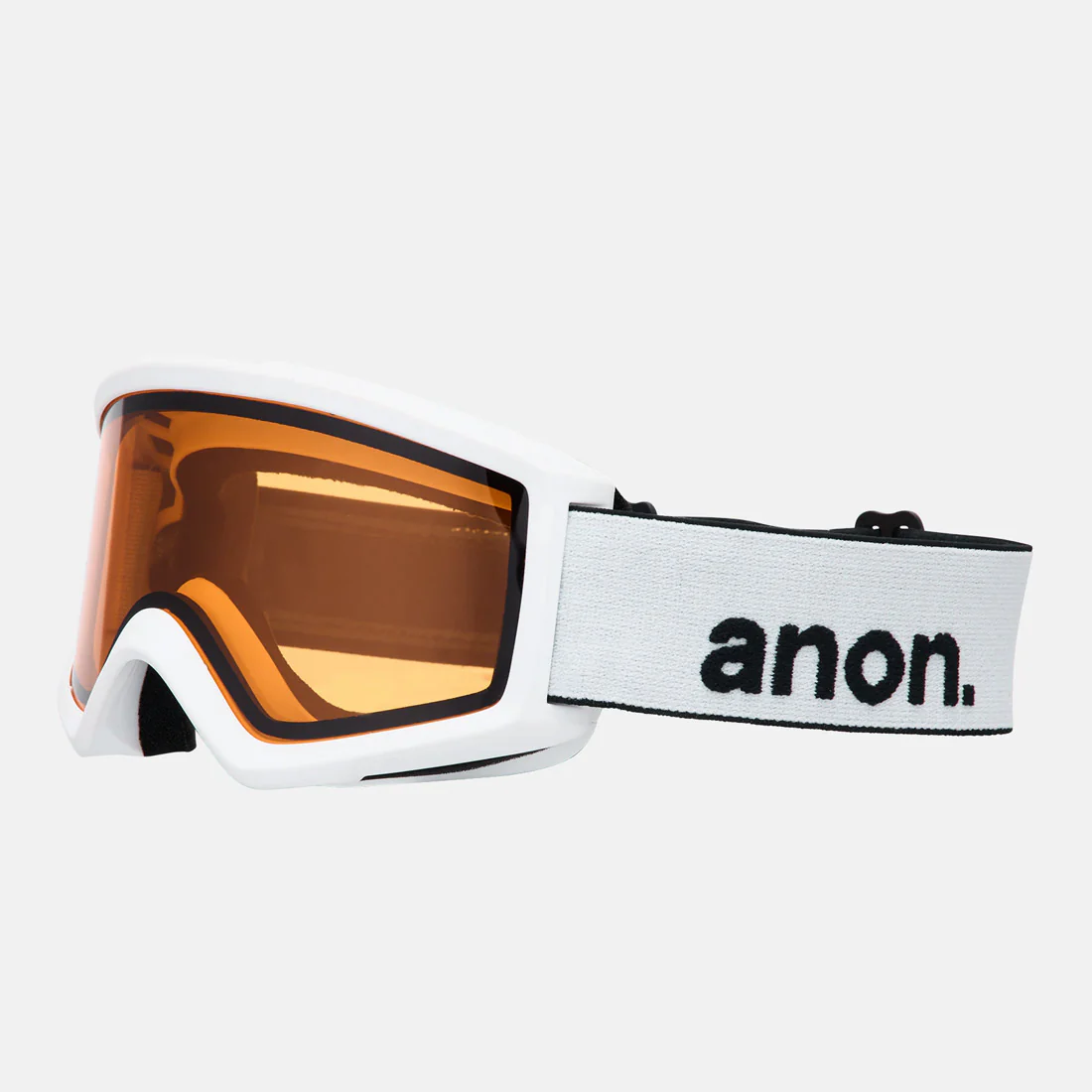 ANON Helix 2.0 Low Bridge Fit Non-Mirror Goggle 2026 - White/Amber - Image 3