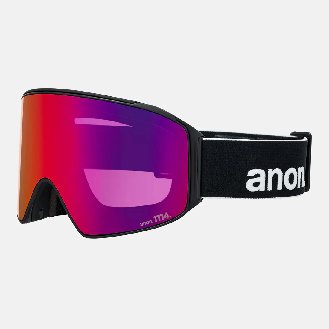 ANON M4 Cylindrical Goggle + MFI Facemask 2026 - Black/Perceive Sunny Red - Image 3