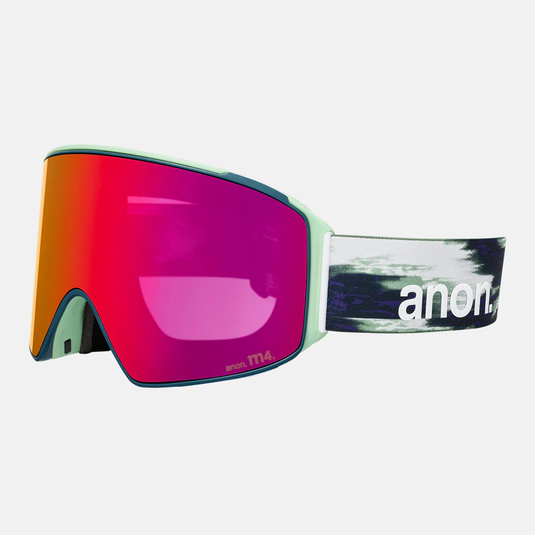 ANON M4 Cylindrical Goggle + MFI Facemask 2026 - Family Tree/Perceive Sunny Red - Image 3