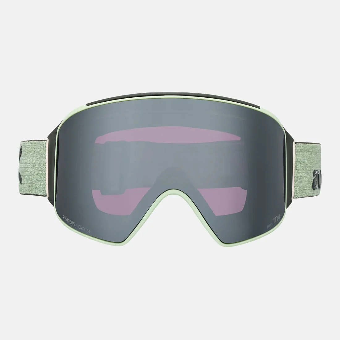 ANON M4 Cylindrical Goggle + MFI Facemask 2026 - Soft Sage/Perceive Sunny Onyx - Image 2