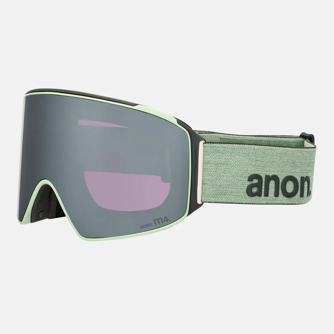 ANON M4 Cylindrical Goggle + MFI Facemask 2026 - Soft Sage/Perceive Sunny Onyx - Image 3