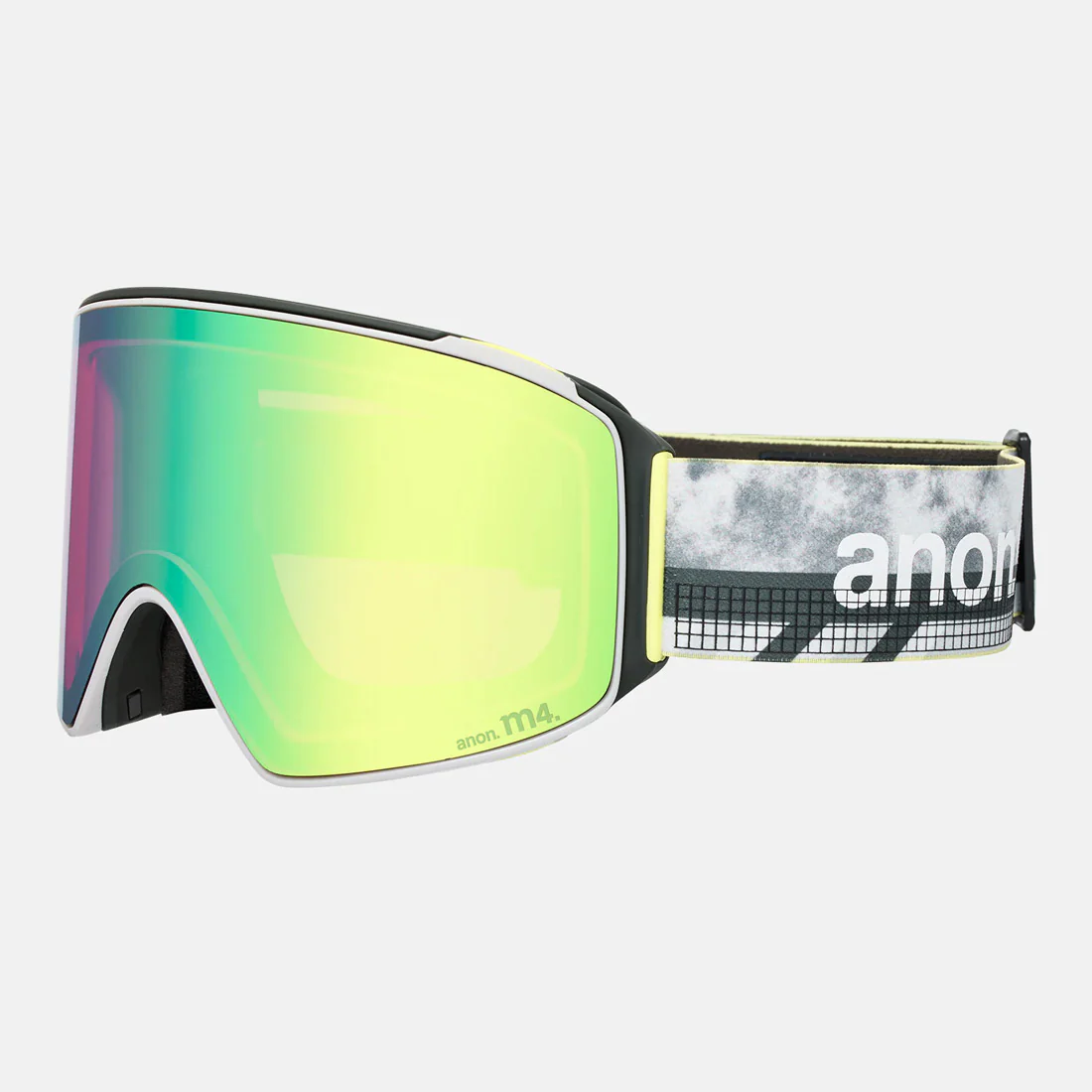 ANON M4 Cylindrical Goggle + MFI Facemask 2026 - Tilt Shift/Perceive Variable Green - Image 3