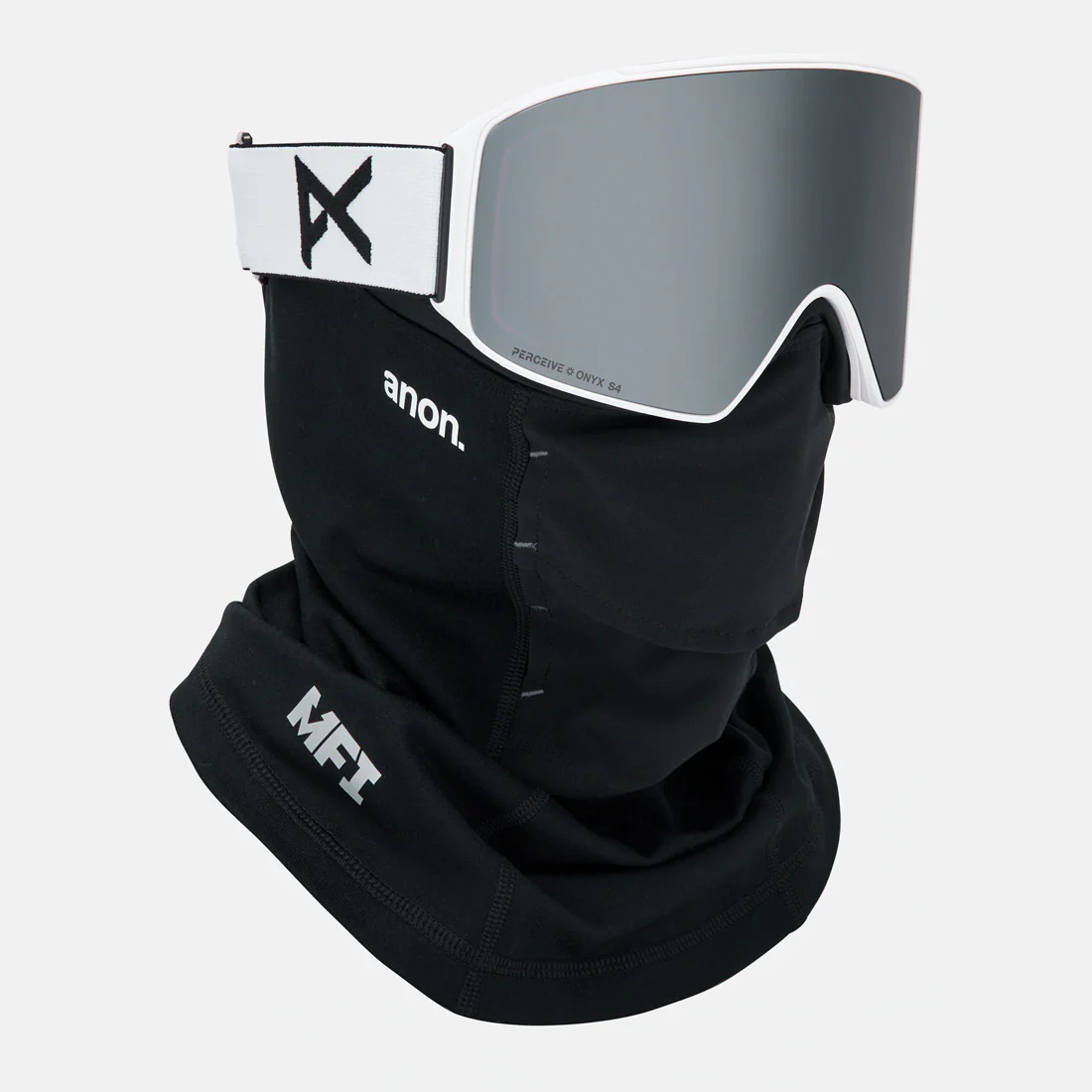 ANON M4 Cylindrical Goggle + MFI Facemask 2026 - White/Perceive Sunny Onyx - Image 5