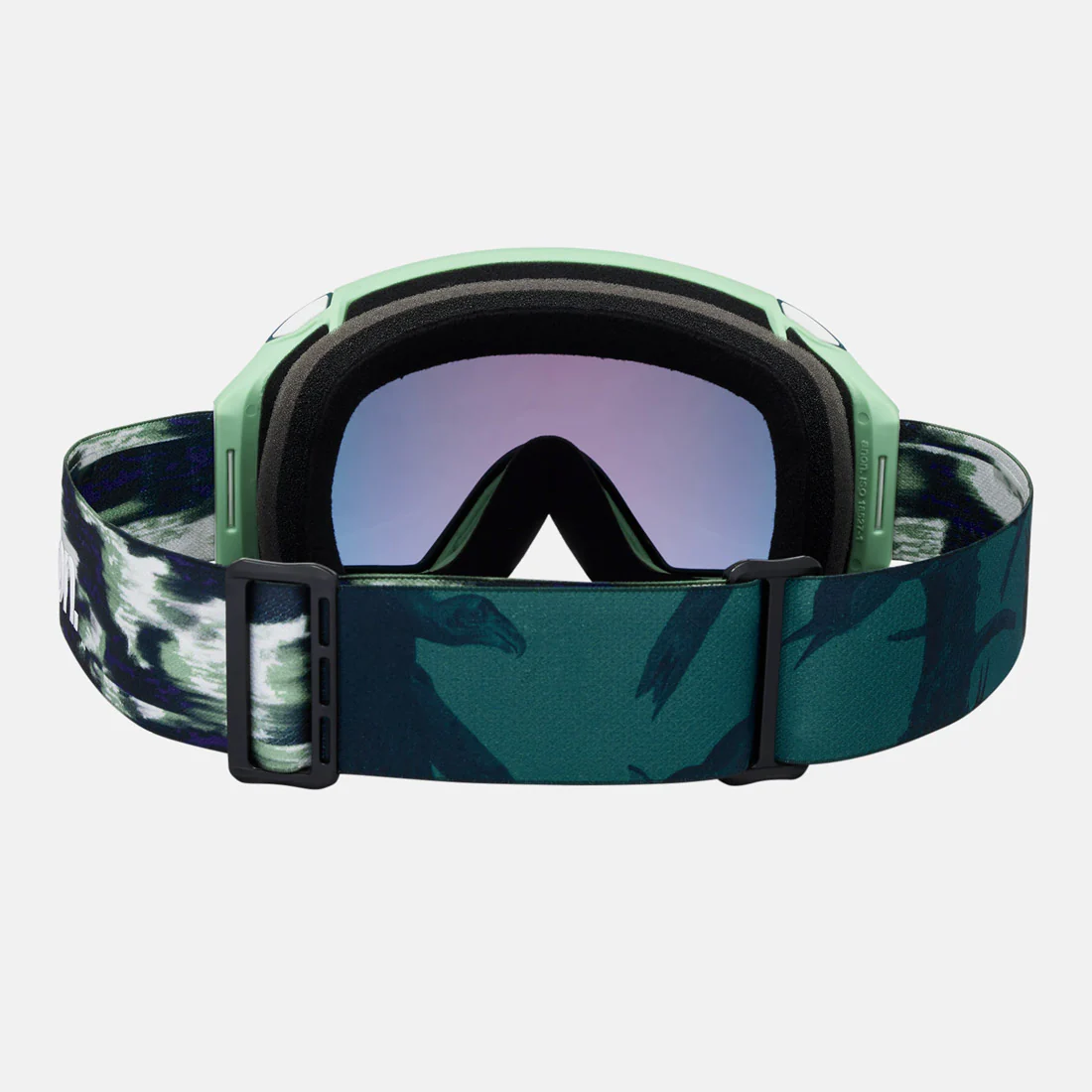 ANON M4 Cylindrical Low Bridge Fit Goggle + MFI Facemask 2026 - Family Tree/Perceive Sunny Red - Image 4