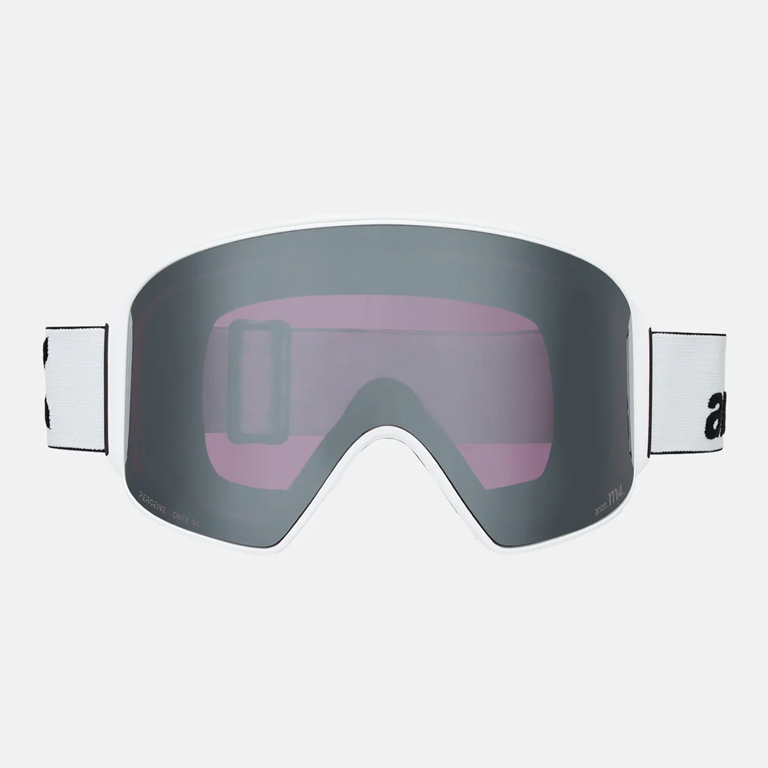 ANON M4 Cylindrical Low Bridge Fit Goggle + MFI Facemask 2026 - White/Perceive Sunny Onyx - Image 2