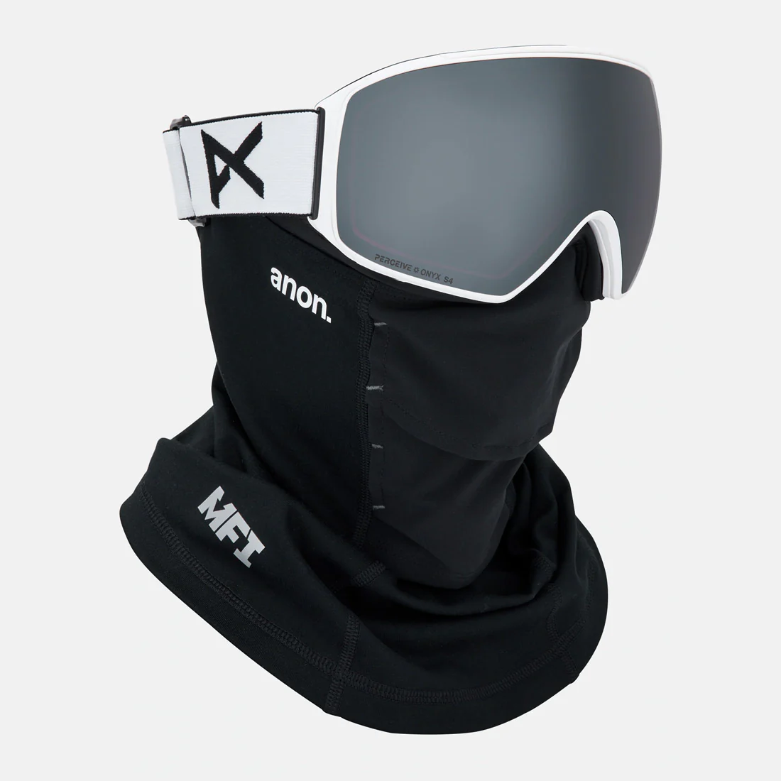ANON M4 Toric Low Bridge Fit Goggle + MFI Facemask 2026 - White/Perceive Sunny Onyx - Image 5