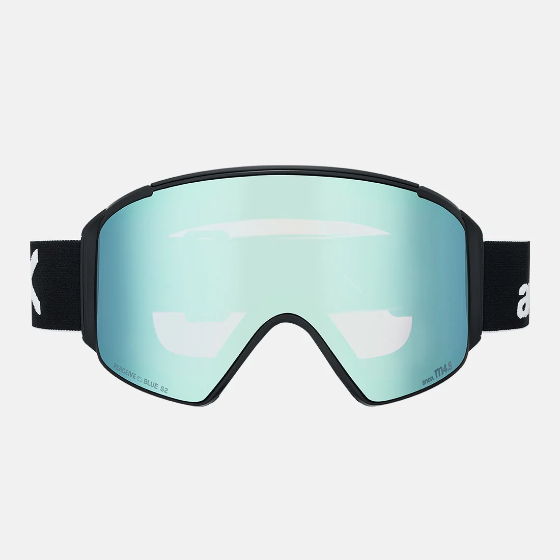 ANON M4S Cylindrical Goggle + MFI Facemask 2026 - Black/Perceive Variable Blue - Image 2