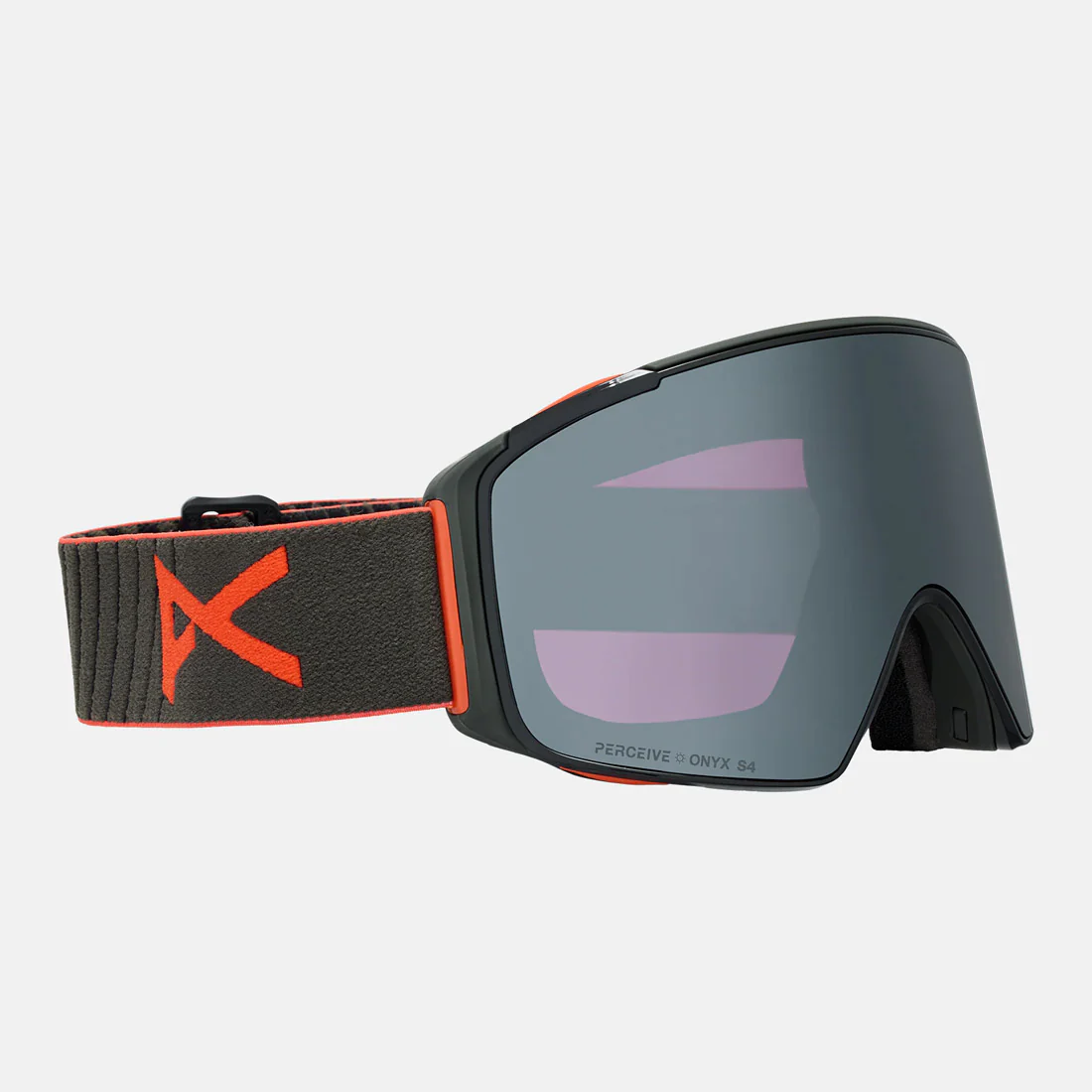 ANON M4S Cylindrical Goggle + MFI Facemask 2026 - Fiesta Red/Perceive Sunny Onyx