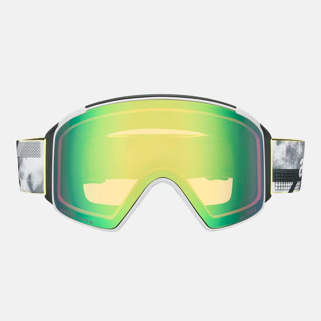 ANON M4S Cylindrical Goggle + MFI Facemask 2026 - Tilt Shift/Perceive Variable Green - Image 2