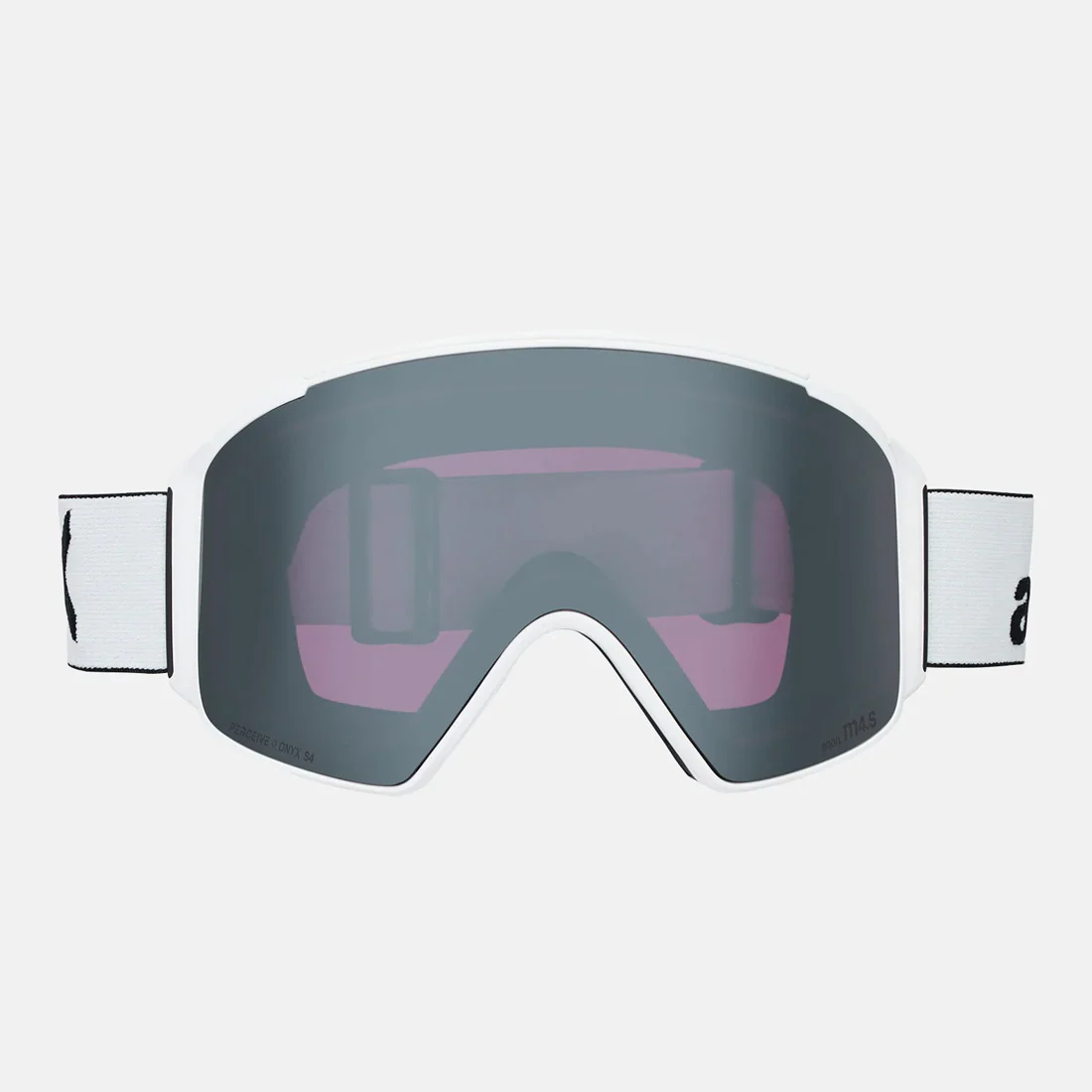 ANON M4S Cylindrical Goggle + MFI Facemask 2026 - White/Perceive Sunny Onyx - Image 2